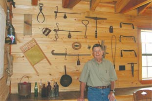 Ken Plunk and antique tools