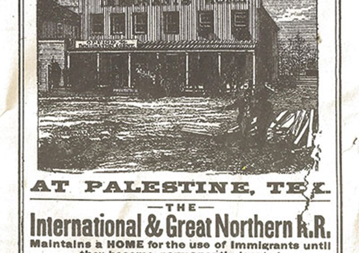 International and Great Northern R.R. Poster