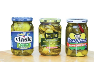 Holmes&#x27; cucumbers are pickled by well-known brands