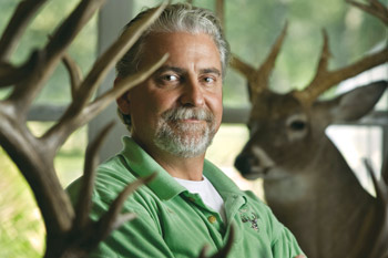 Bill Grace and antlers