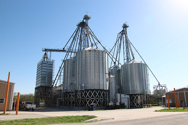 Muenster Milling mill on Main St. in Muenster, Texas