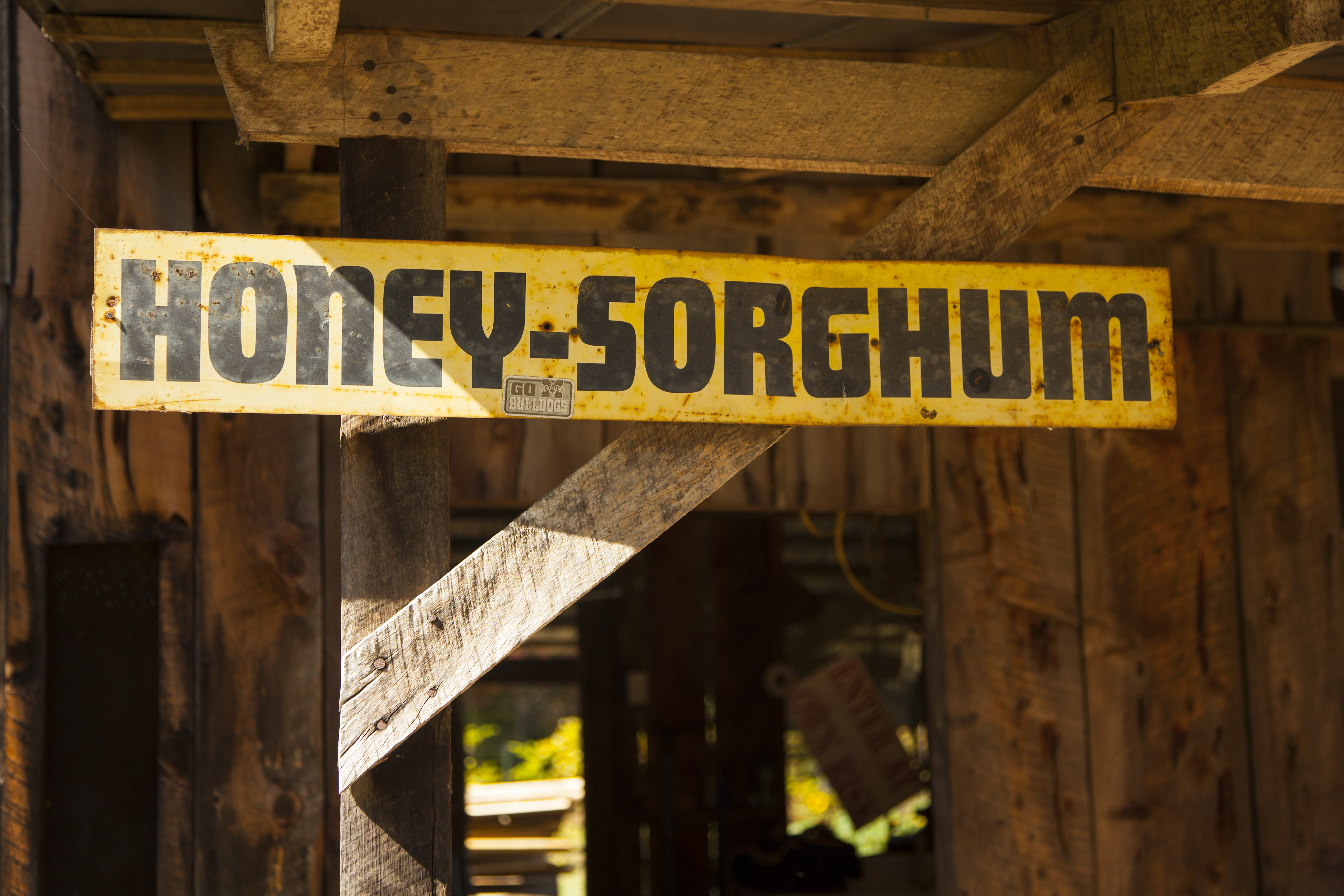 Honey Sorghum sign