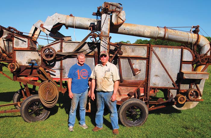 ca. 1930 John Oliver Red River Special threshing machine