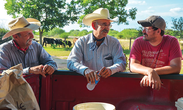 Juan, Pete, and Sid Flores