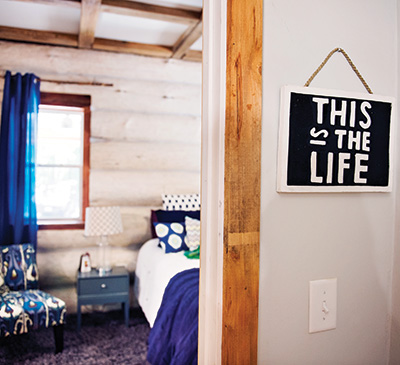 View of bedroom from the hallway