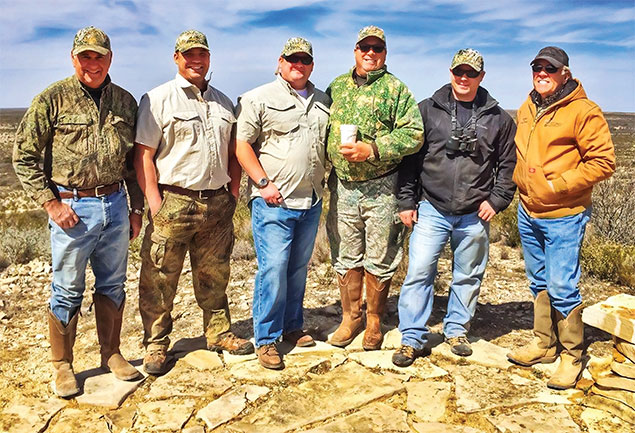 Devil's Canyon Ranch hunting guide, wounded warriors and ranch owners