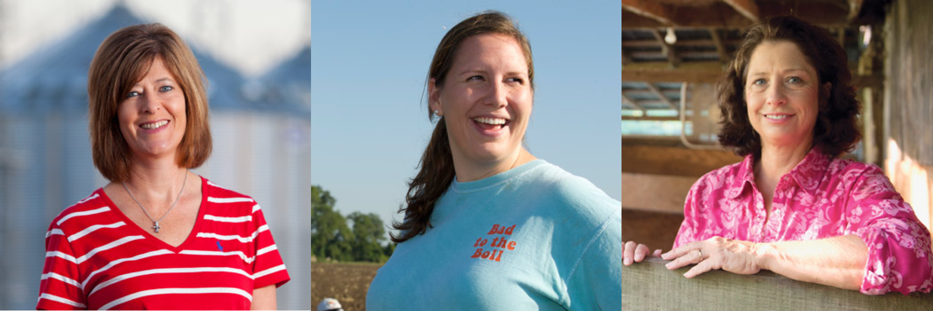 women farmers, Joyce Skarke, Catherine LaCour, Dana Fairchild