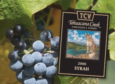 Tehuacana Creek Winery label