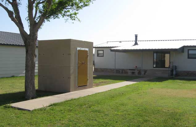 Example of one type of north Mississippi storm shelter