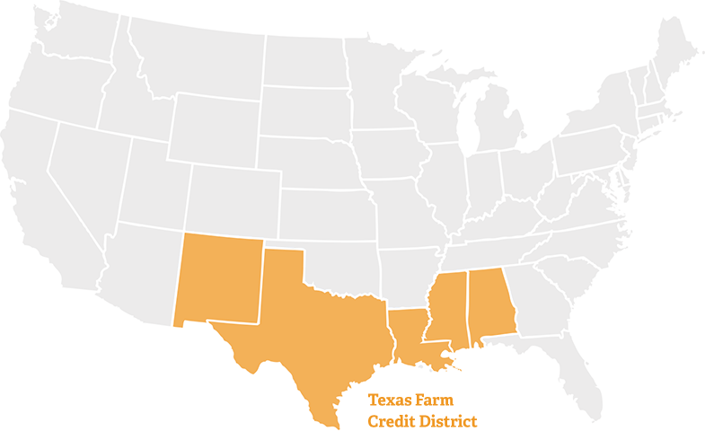 Farm Credit Bank District Map