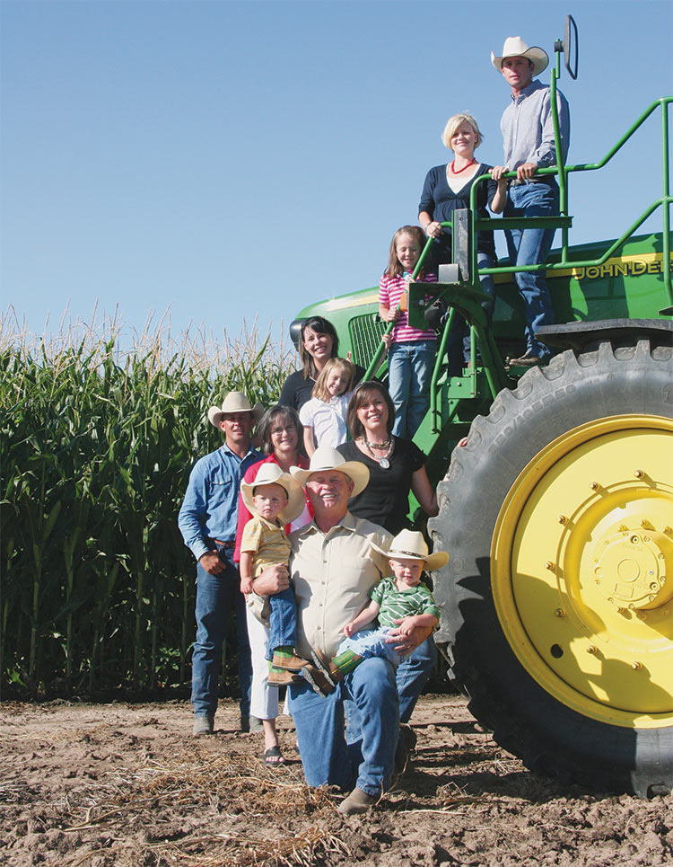 Mike McLain and family