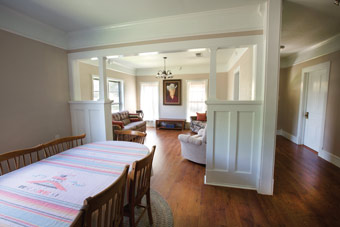 A view of the Richmond's living room.