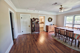 A view of the Richmond&#x27;s dining room.