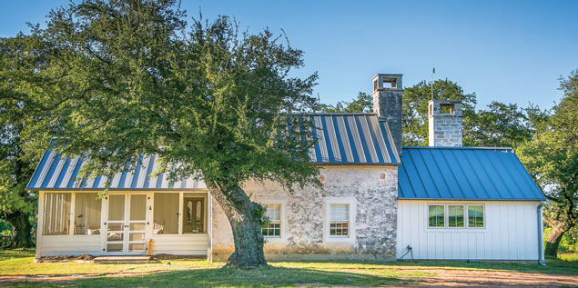 Preserved stone buildings