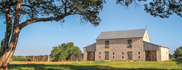 Two-story barn