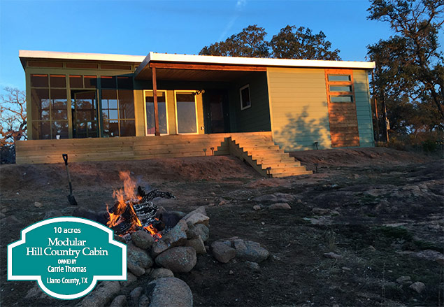 Modular, Hill Country cabin