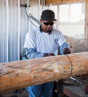 Classifying a pole for strength.