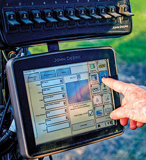 John Deere touch screen