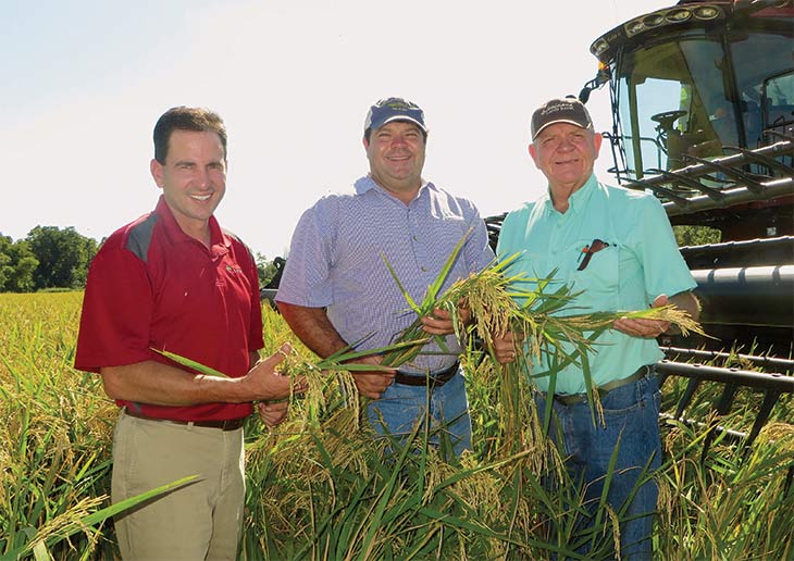 David Bergeron, John Earles Jr. and John Earles Sr.