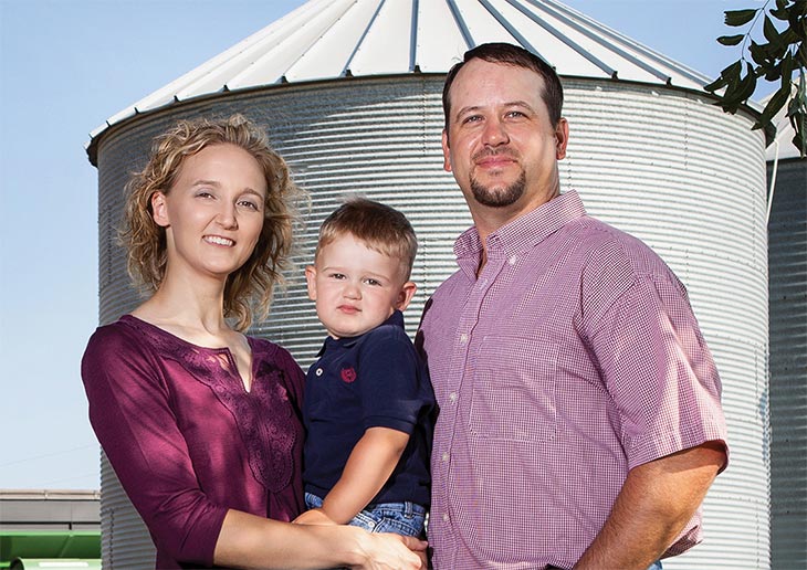 Heather and Greg Hengst with son, Kolman