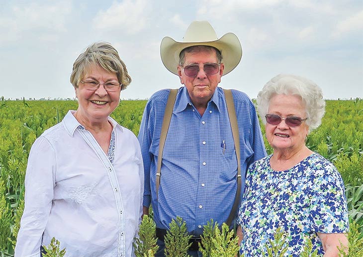 Melba Henry, left, and her brother- and sister-in-law, Jimmy and Faye Henry