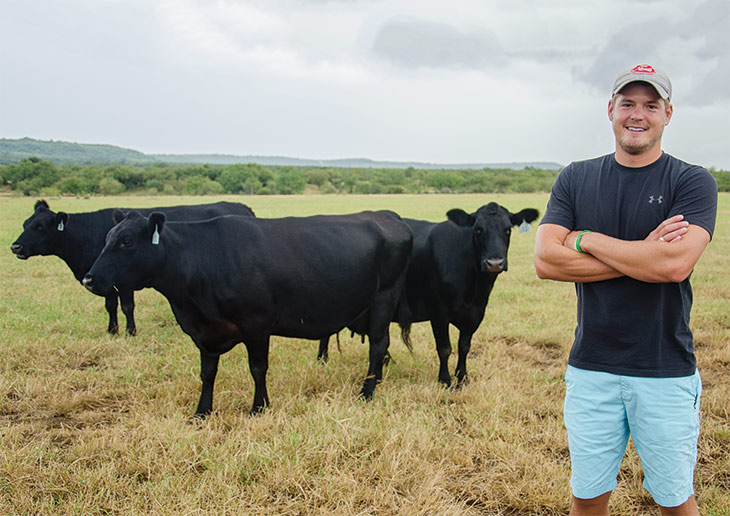 Lance with cattle