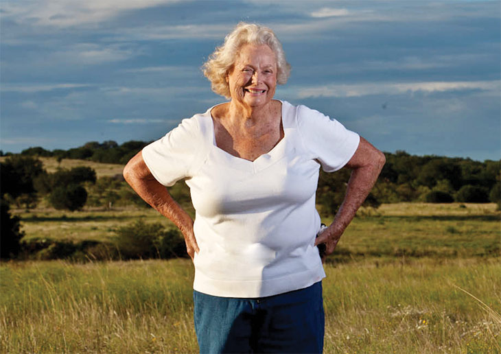 Wynona Winters on the T.E. Winters C Bar Ranch