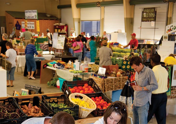 Bob Stoltzfus at the Mississippi Central Market