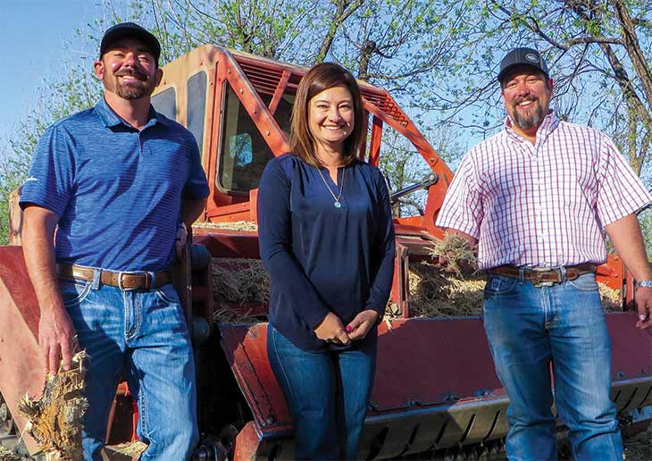 Elizabeth French with Brandon Stuart and Ryan Jaramillo