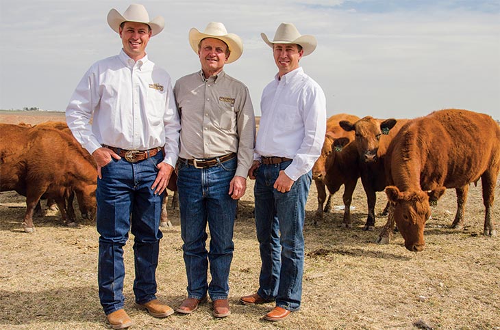 Glen, Chad and Cody Halfmann