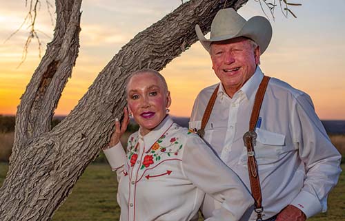 Photo of Jane and Phil Guitar on their ranch