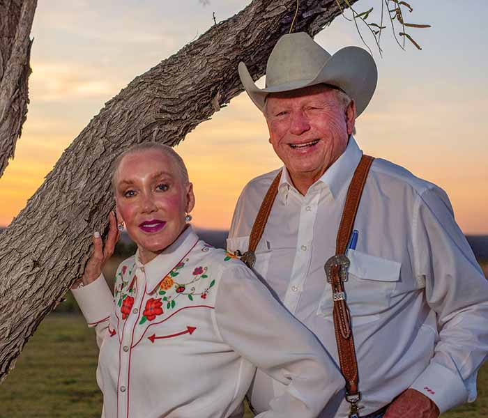 Photo of Jane and Phil Guitar at their ranch