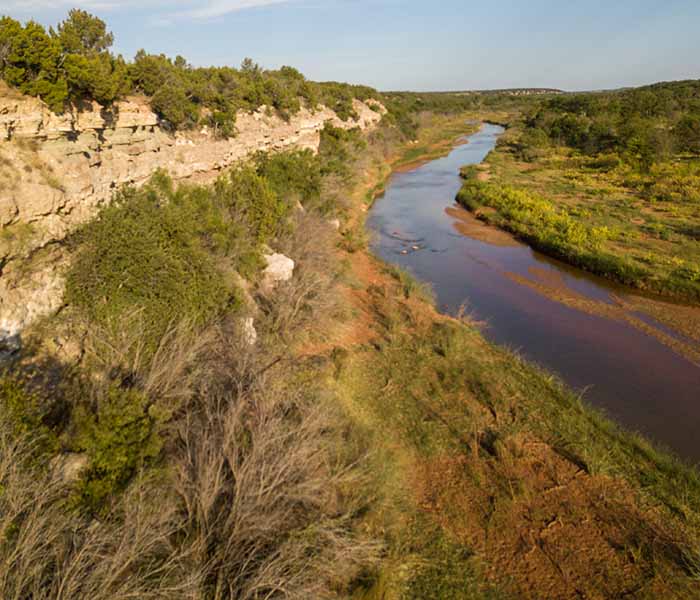 Photo of Double Mountain Fork of the Brazos River on Guitar Ranch